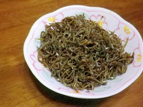 カルシウムたっぷり♪じゃこの油炒め